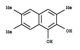 (8ci)-3,6,7-三甲基-1,2-萘二醇結(jié)構(gòu)式_32249-78-8結(jié)構(gòu)式