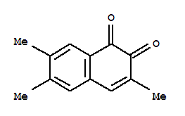 (8ci)-3,6,7-三甲基-1,2-萘醌結(jié)構(gòu)式_32249-79-9結(jié)構(gòu)式