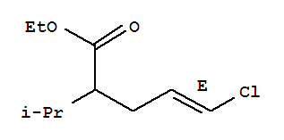 (4E)-5-chloro-2-(1-methylethyl)-4-pentenoic acid ethyl esterStructure,324519-65-5Structure (4E)-5-chloro-2-(1-methylethyl)-4-pentenoic acid ethyl ester Structure,324519-65-5Structure