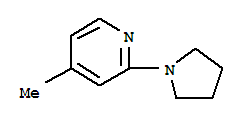 (9Ci)-4-甲基-2-(1-吡咯烷)-吡啶結(jié)構(gòu)式_325460-95-5結(jié)構(gòu)式