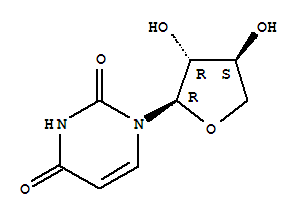 (9Ci)-1-[(2R,3R,4S)-四氫-3,4-二羥基-2-呋喃]-2,4(1H,3H)-嘧啶二酮結(jié)構(gòu)式_325683-85-0結(jié)構(gòu)式