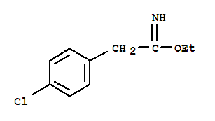2-(4-氯苯基)-乙脒酸乙酯結(jié)構(gòu)式_32796-91-1結(jié)構(gòu)式