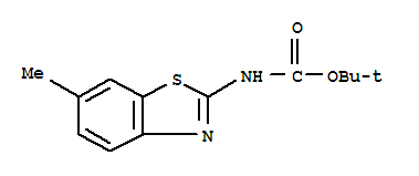 2-Methyl-2-propanyl (6-methyl-1,3-benzothiazol-2-yl)carbamateStructure,330858-74-7Structure 2-Methyl-2-propanyl (6-methyl-1,3-benzothiazol-2-yl)carbamate Structure,330858-74-7Structure