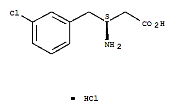 (S)-3-amino-4-(3-chlorophenyl)butyric acid hydrochlorideStructure,331763-54-3Structure (S)-3-amino-4-(3-chlorophenyl)butyric acid hydrochloride Structure,331763-54-3Structure