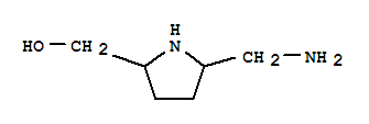 (8ci)-5-(氨基甲基)-2-吡咯烷甲醇結(jié)構(gòu)式_33251-92-2結(jié)構(gòu)式