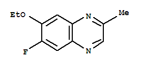 Quinoxaline,7-ethoxy-6-fluoro-2-methyl-(9ci)Structure,333452-36-1Structure Quinoxaline,7-ethoxy-6-fluoro-2-methyl-(9ci) Structure,333452-36-1Structure