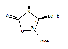 2-Oxazolidinone,4-(1,1-dimethylethyl)-5-methoxy-,(4s,5r)-(9ci)Structure,335627-81-1Structure 2-Oxazolidinone,4-(1,1-dimethylethyl)-5-methoxy-,(4s,5r)-(9ci) Structure,335627-81-1Structure