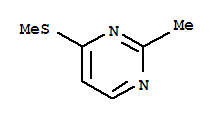 (8CI,9CI)-2-甲基-4-(甲基硫代)-嘧啶結(jié)構(gòu)式_33779-33-8結(jié)構(gòu)式