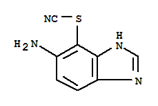 5-Amino-1h-benzimidazol-4-yl thiocyanateStructure,339366-94-8Structure 5-Amino-1h-benzimidazol-4-yl thiocyanate Structure,339366-94-8Structure