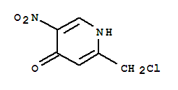 (9CI)-2-(氯甲基)-5-硝基-4(1H)-吡啶酮結(jié)構(gòu)式_340806-00-0結(jié)構(gòu)式