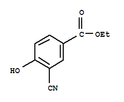 3-Cyano-4-hydroxybenzoic acid ethyl esterStructure,34133-59-0Structure 3-Cyano-4-hydroxybenzoic acid ethyl ester Structure,34133-59-0Structure