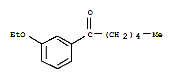 (9Ci)-1-(3-乙氧基苯基)-1-己酮結(jié)構(gòu)式_342426-38-4結(jié)構(gòu)式
