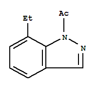 (9ci)-1-乙?；?7-乙基-1H-吲唑結(jié)構(gòu)式_343773-69-3結(jié)構(gòu)式