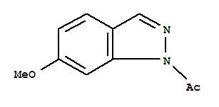 (9ci)-1-乙?；?6-甲氧基-1H-吲唑結(jié)構(gòu)式_343773-70-6結(jié)構(gòu)式