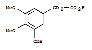 (3,4,5-Trimethoxyphenyl)acetic-2,2-d2 acidStructure,344299-45-2Structure (3,4,5-Trimethoxyphenyl)acetic-2,2-d2 acid Structure,344299-45-2Structure