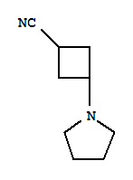 Cyclobutanecarbonitrile,3-(1-pyrrolidinyl)-(9ci)Structure,344326-95-0Structure Cyclobutanecarbonitrile,3-(1-pyrrolidinyl)-(9ci) Structure,344326-95-0Structure