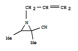 2-Aziridinecarbonitrile,2,3-dimethyl-1-(2-propenyl)-(9ci)Structure,344353-58-8Structure 2-Aziridinecarbonitrile,2,3-dimethyl-1-(2-propenyl)-(9ci) Structure,344353-58-8Structure