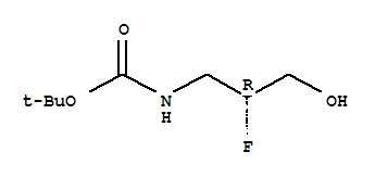 (9Ci)-[(2R)-2-氟-3-羥基丙基]-氨基甲酸,1,1-二甲基乙酯結(jié)構(gòu)式_344413-80-5結(jié)構(gòu)式