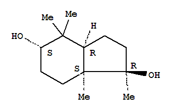 (1r,3ar,5s,7as)-rel-(9ci)-八氫-1,4,4,7a-四甲基-1H-茚-1,5-二醇結(jié)構(gòu)式_344942-26-3結(jié)構(gòu)式