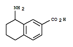 8-Amino-5,6,7,8-tetrahydronaphthalene-2-carboxylic acidStructure,349101-96-8Structure 8-Amino-5,6,7,8-tetrahydronaphthalene-2-carboxylic acid Structure,349101-96-8Structure