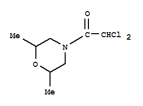 Morpholine,4-(dichloroacetyl)-2,6-dimethyl-(9ci)Structure,349106-93-0Structure Morpholine,4-(dichloroacetyl)-2,6-dimethyl-(9ci) Structure,349106-93-0Structure