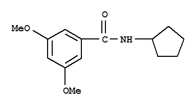 Benzamide,n-cyclopentyl-3,5-dimethoxy-(9ci)Structure,349108-60-7Structure Benzamide,n-cyclopentyl-3,5-dimethoxy-(9ci) Structure,349108-60-7Structure