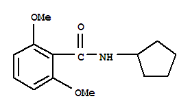 Benzamide,n-cyclopentyl-2,6-dimethoxy-(9ci)Structure,349397-61-1Structure Benzamide,n-cyclopentyl-2,6-dimethoxy-(9ci) Structure,349397-61-1Structure