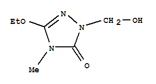 3H-1,2,4-triazol-3-one,5-ethoxy-2,4-dihydro-2-(hydroxymethyl)-4-methyl-(9ci)Structure,349479-42-1Structure 3H-1,2,4-triazol-3-one,5-ethoxy-2,4-dihydro-2-(hydroxymethyl)-4-methyl-(9ci) Structure,349479-42-1Structure