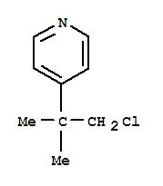 Pyridine,4-(2-chloro-1,1-dimethylethyl)-(9ci)Structure,34995-29-4Structure Pyridine,4-(2-chloro-1,1-dimethylethyl)-(9ci) Structure,34995-29-4Structure