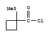 (9ci)-1-(甲基硫代)-環(huán)丁烷羰酰氯結構式_35120-21-9結構式