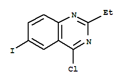 4-氯-2-乙基-6-碘喹唑啉結(jié)構(gòu)式_351426-09-0結(jié)構(gòu)式