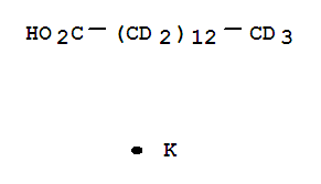 Potassium tetradecanoate-d27Structure,352438-87-0Structure Potassium tetradecanoate-d27 Structure,352438-87-0Structure