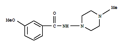 Benzamide,3-methoxy-n-(4-methyl-1-piperazinyl)-(9ci)Structure,353786-95-5Structure Benzamide,3-methoxy-n-(4-methyl-1-piperazinyl)-(9ci) Structure,353786-95-5Structure