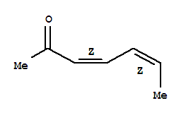 (9ci)-(z,z)-3,5-庚二烯-2-酮結(jié)構(gòu)式_35694-38-3結(jié)構(gòu)式