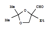 (9Ci)-4-乙基-2,2-二甲基-1,3-二氧戊環(huán)-4-羧醛結(jié)構(gòu)式_357330-15-5結(jié)構(gòu)式