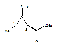 反式-(9ci)-2-甲基-3-亞甲基-環(huán)丙烷羧酸甲酯結(jié)構(gòu)式_36228-29-2結(jié)構(gòu)式