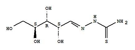 L-阿拉伯吡喃糖基硫代氨基甲酰肼結(jié)構(gòu)式_36437-22-6結(jié)構(gòu)式