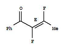 (2E)-2,3-difluoro-1-phenyl-2-buten-1-oneStructure,366799-74-8Structure (2E)-2,3-difluoro-1-phenyl-2-buten-1-one Structure,366799-74-8Structure