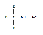 N-甲基乙酰胺-D3結(jié)構(gòu)式_3669-71-4結(jié)構(gòu)式