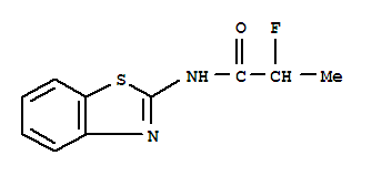 (9ci)-n-2-苯并噻唑-2-氟-丙酰胺結(jié)構(gòu)式_368873-12-5結(jié)構(gòu)式