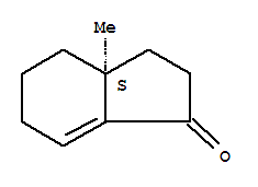(3as)-(9ci)-2,3,3a,4,5,6-六氫-3a-甲基-1H-茚-1-酮結構式_368875-09-6結構式
