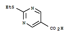 5-Pyrimidinecarboxylic acid,2-(ethylthio)-(9ci)Structure,37131-88-7Structure 5-Pyrimidinecarboxylic acid,2-(ethylthio)-(9ci) Structure,37131-88-7Structure