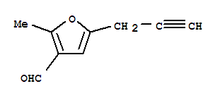 3-Furancarboxaldehyde,2-methyl-5-(2-propynyl)-(9ci)Structure,37136-38-2Structure 3-Furancarboxaldehyde,2-methyl-5-(2-propynyl)-(9ci) Structure,37136-38-2Structure