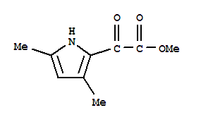 1H-pyrrole-2-aceticacid,3,5-dimethyl--alpha--oxo-,methylester(9ci)Structure,371786-24-2Structure 1H-pyrrole-2-aceticacid,3,5-dimethyl--alpha--oxo-,methylester(9ci) Structure,371786-24-2Structure