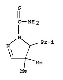 1H-pyrazole-1-carbothioamide,4,5-dihydro-4,4-dimethyl-5-(1-methylethyl)-(9ci)Structure,372086-98-1Structure 1H-pyrazole-1-carbothioamide,4,5-dihydro-4,4-dimethyl-5-(1-methylethyl)-(9ci) Structure,372086-98-1Structure