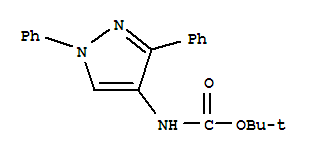 Carbamic acid,(1,3-diphenyl-1h-pyrazol-4-yl)-,1,1-dimethylethyl ester (9ci)Structure,372098-49-2Structure Carbamic acid,(1,3-diphenyl-1h-pyrazol-4-yl)-,1,1-dimethylethyl ester (9ci) Structure,372098-49-2Structure