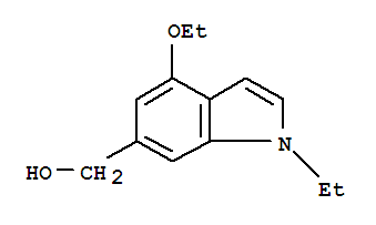 1H-indole-6-methanol ,4-ethoxy-1-ethyl-(9ci)Structure,372099-99-5Structure 1H-indole-6-methanol ,4-ethoxy-1-ethyl-(9ci) Structure,372099-99-5Structure