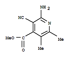 4-Pyridinecarboxylicacid,2-amino-3-cyano-5,6-dimethyl-,methylester(9ci)Structure,372103-87-2Structure 4-Pyridinecarboxylicacid,2-amino-3-cyano-5,6-dimethyl-,methylester(9ci) Structure,372103-87-2Structure