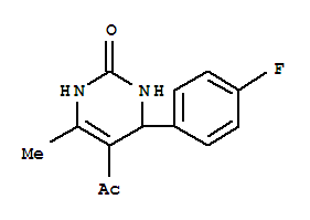 2(1H)-pyrimidinone,5-acetyl-4-(4-fluorophenyl)-3,4-dihydro-6-methyl-(9ci)Structure,372171-37-4Structure 2(1H)-pyrimidinone,5-acetyl-4-(4-fluorophenyl)-3,4-dihydro-6-methyl-(9ci) Structure,372171-37-4Structure