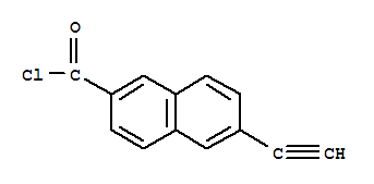 2-Naphthalenecarbonyl chloride,6-ethynyl-(9ci)Structure,372959-25-6Structure 2-Naphthalenecarbonyl chloride,6-ethynyl-(9ci) Structure,372959-25-6Structure